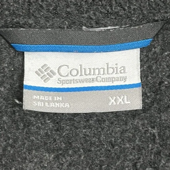 Columbia Men's Full Zip Fleece Jacket Sweater Size 2XL Gray - Picture 3 of 14